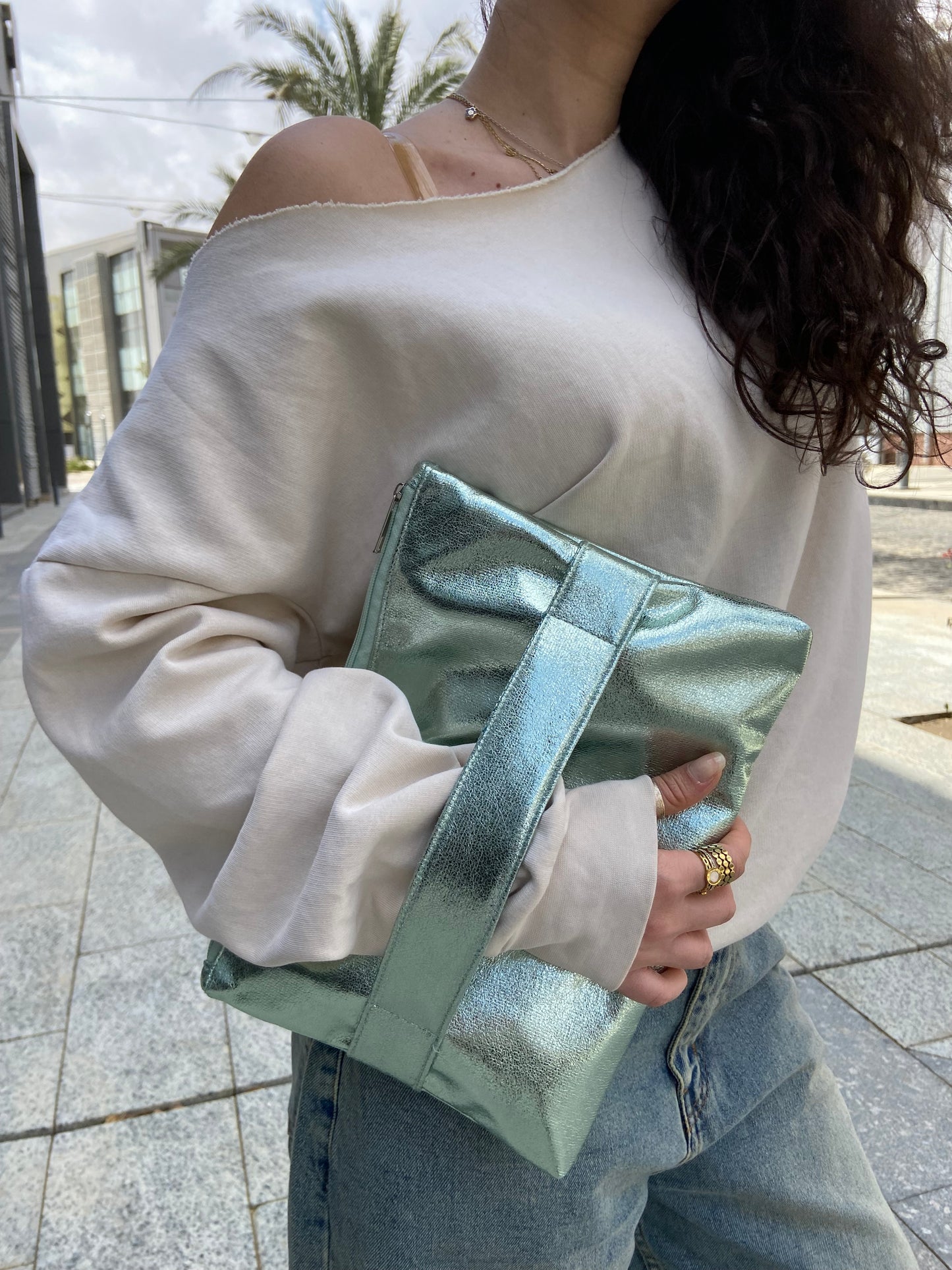 Nova Clutch - Mint Green