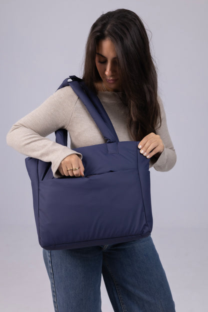 Medium Roza Bag - Navy Blue