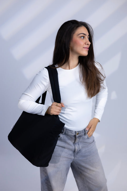 Medium Roza Bag - Black