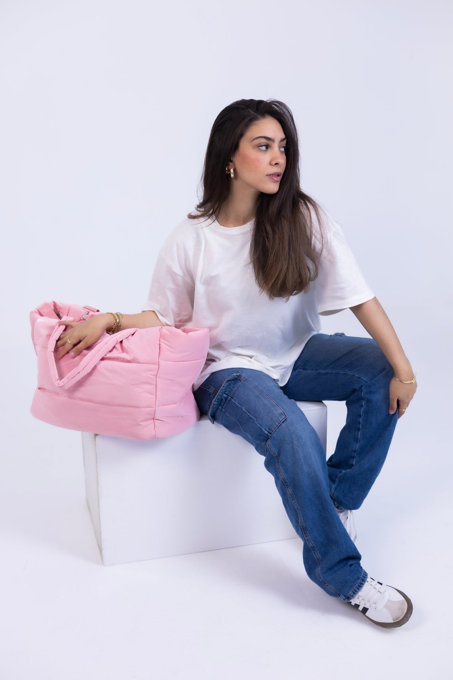 Lora Duffle Bag - PINK