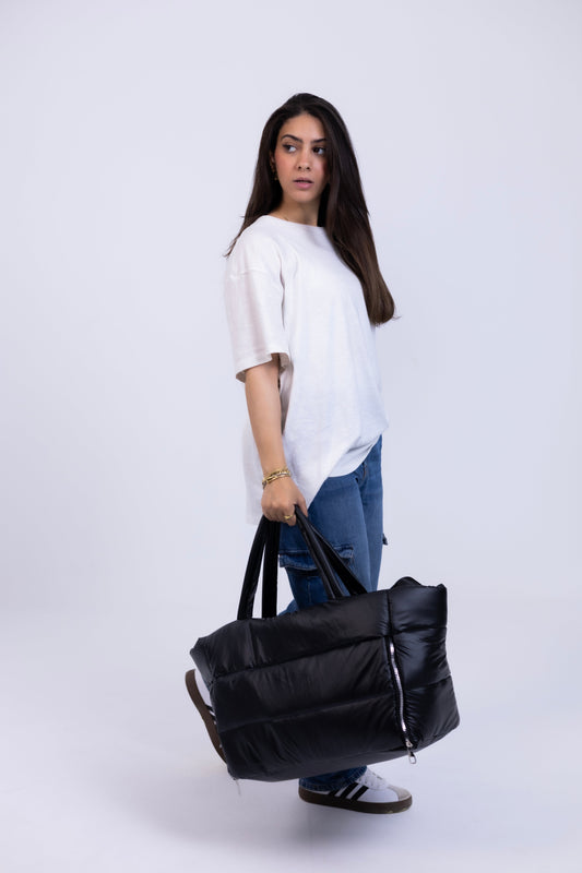 Lora Duffle Bag - Black