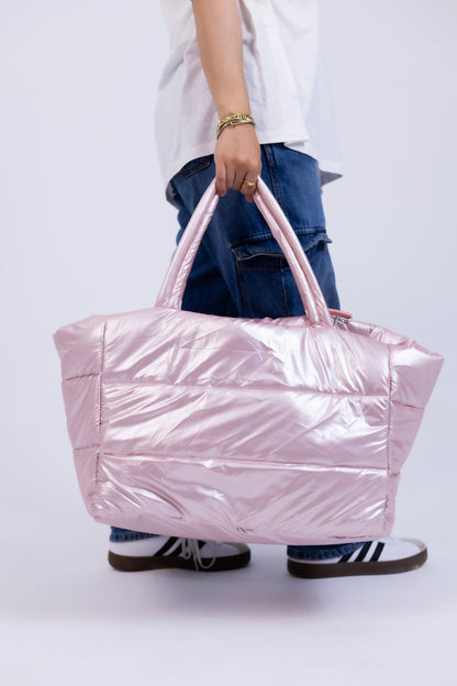 Lora Duffle Bag - Dark Pink
