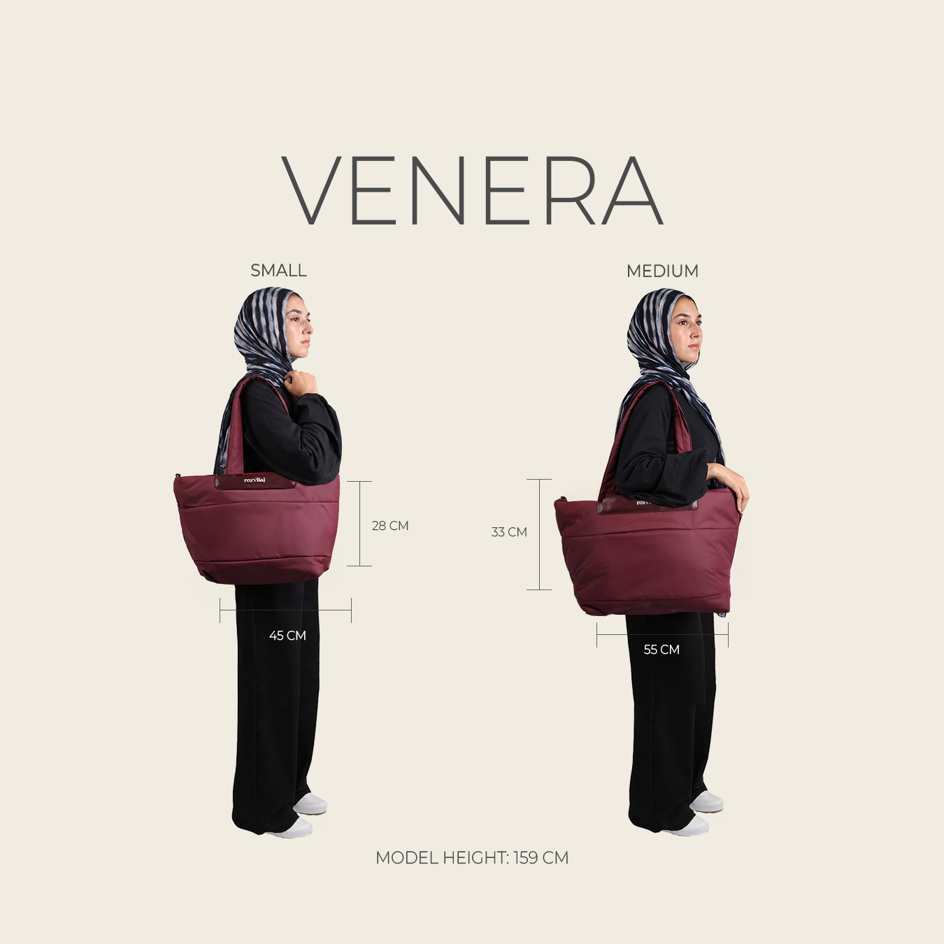 Venera Small - Dark Beige