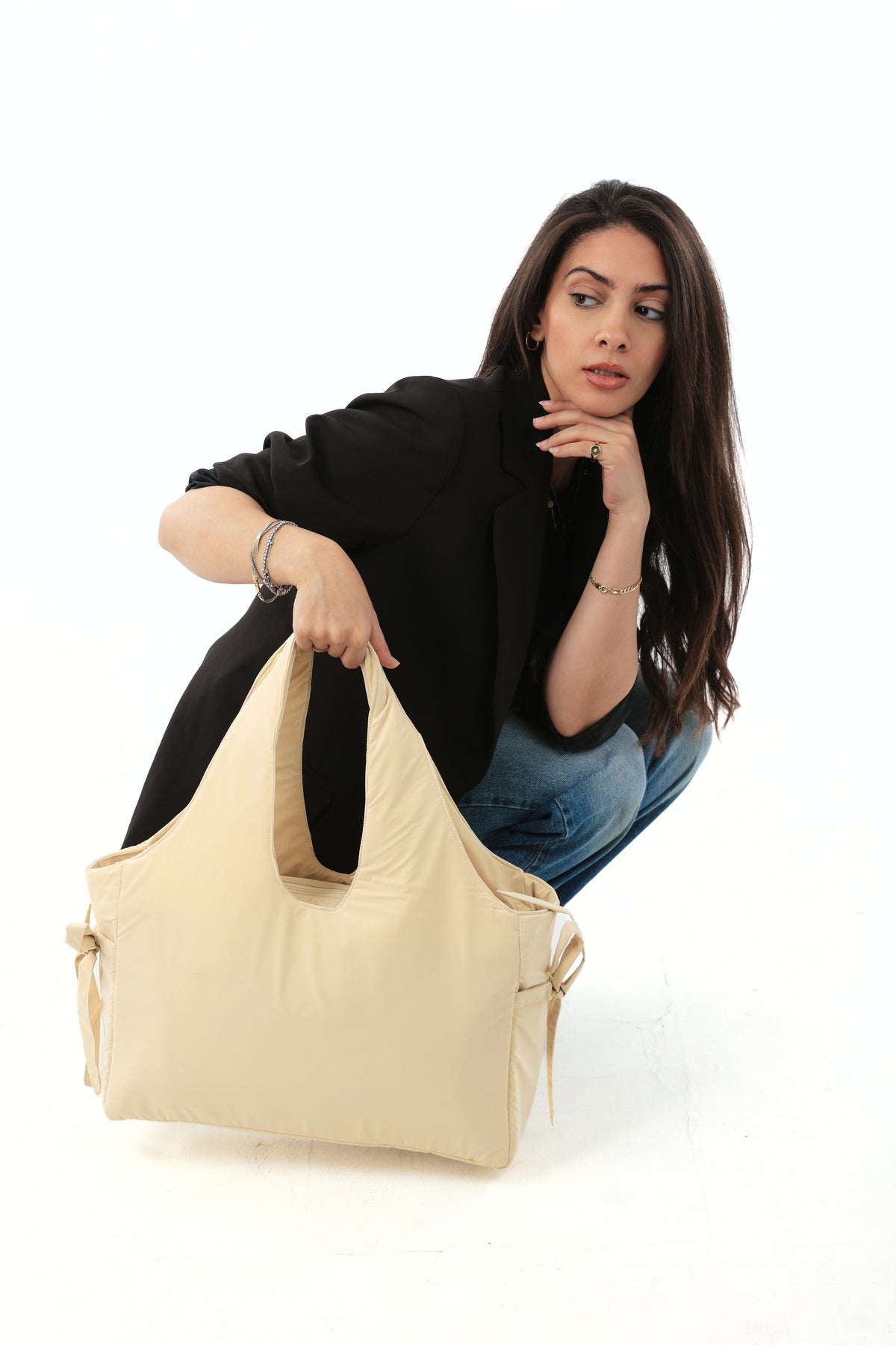 Naya Bag — Light Beige