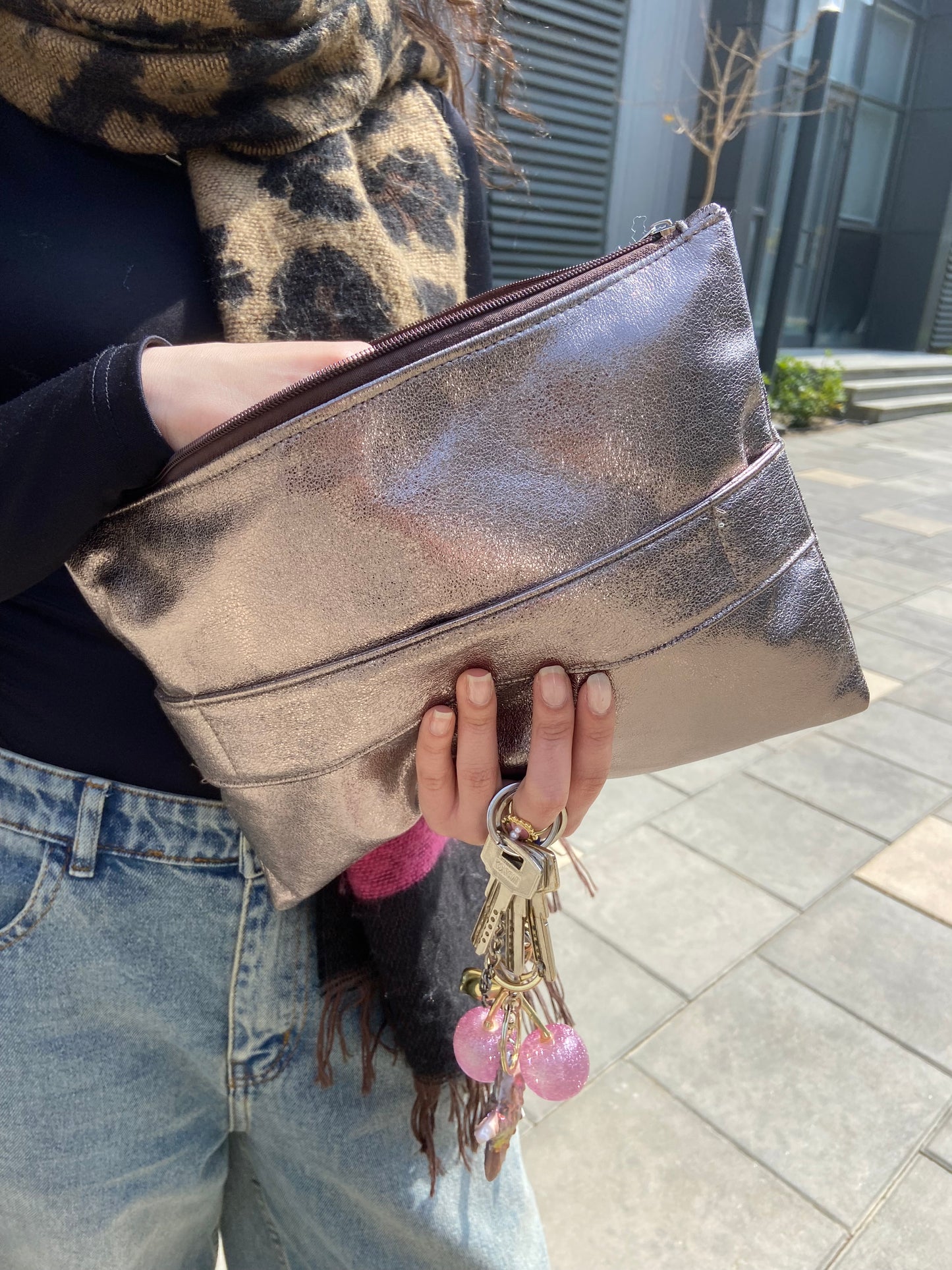 Nova Clutch - Metallic Bronze