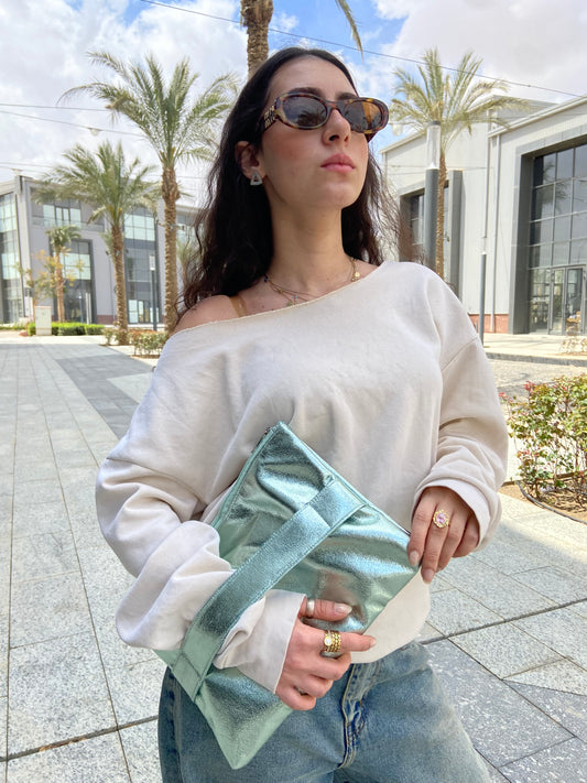 Nova Clutch - Mint Green