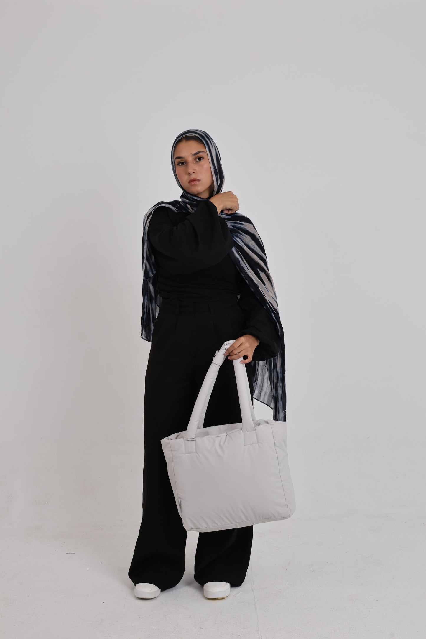 Medium Roza Bag - Light Greige