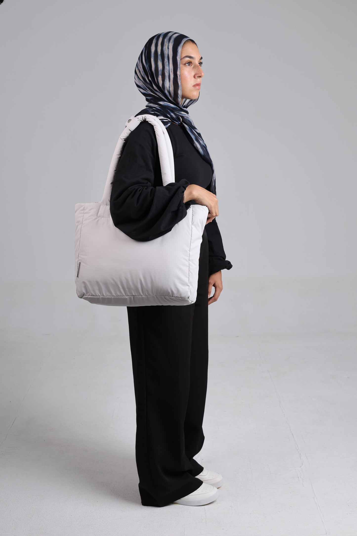 Medium Roza Bag - Light Greige