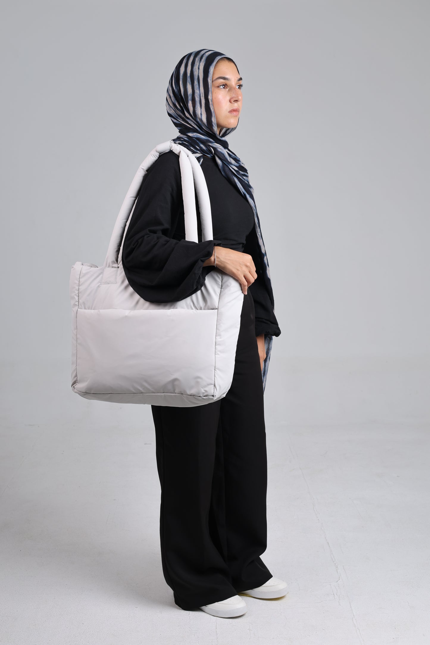 Large Roza Bag - Light Greige