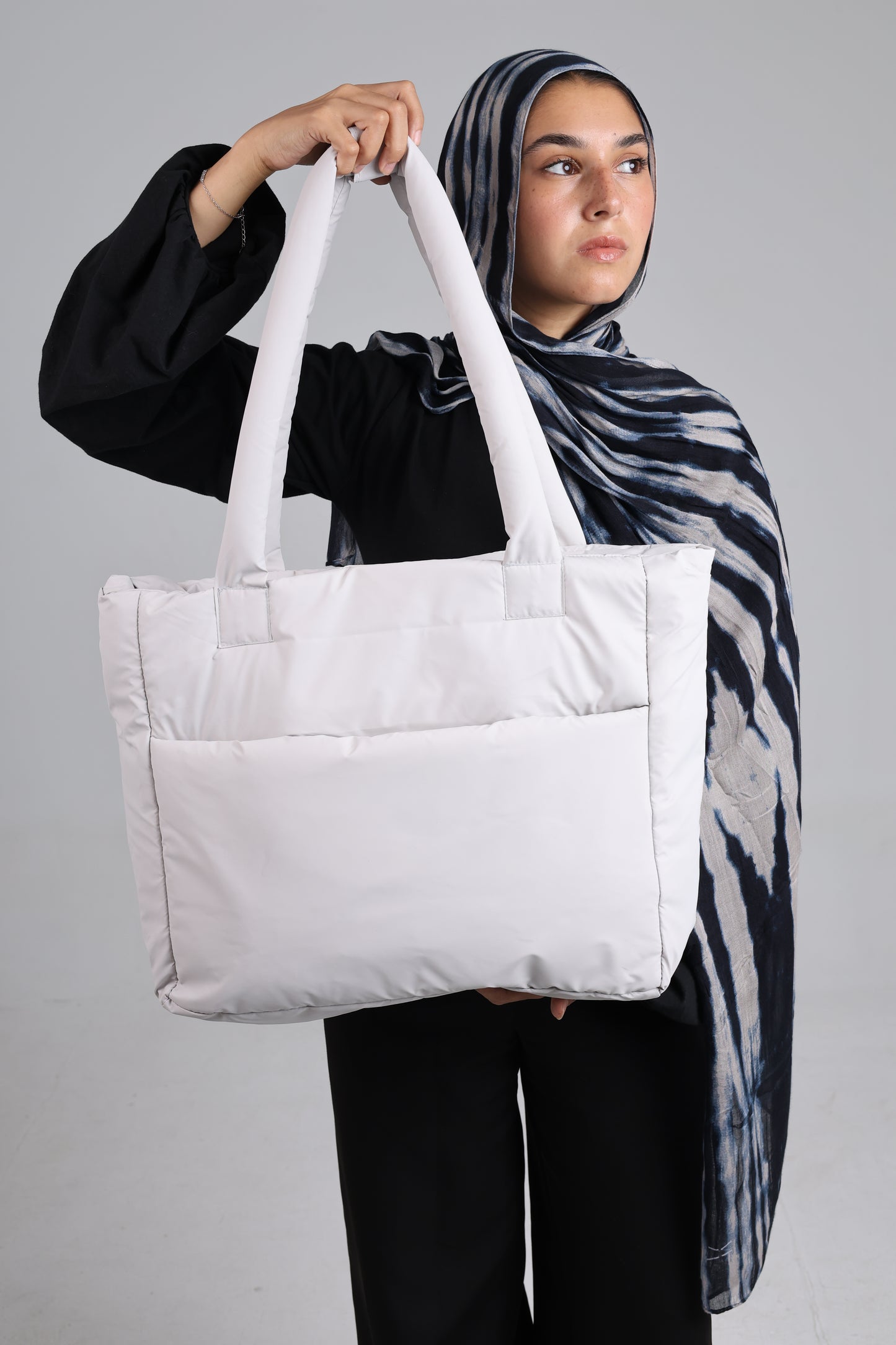 Large Roza Bag - Light Greige