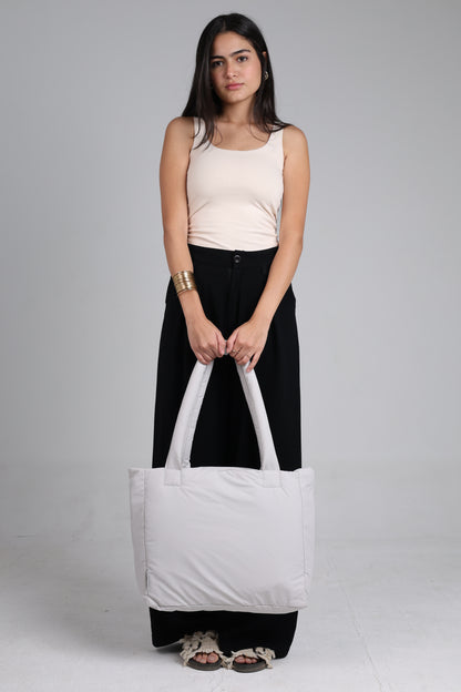 Large Roza Bag - Light Greige