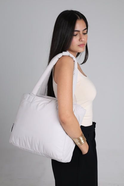 Medium Roza Bag - Light Greige