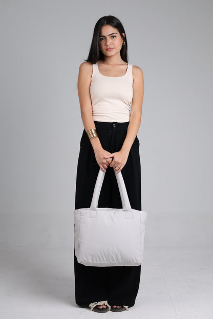 Medium Roza Bag - Light Greige