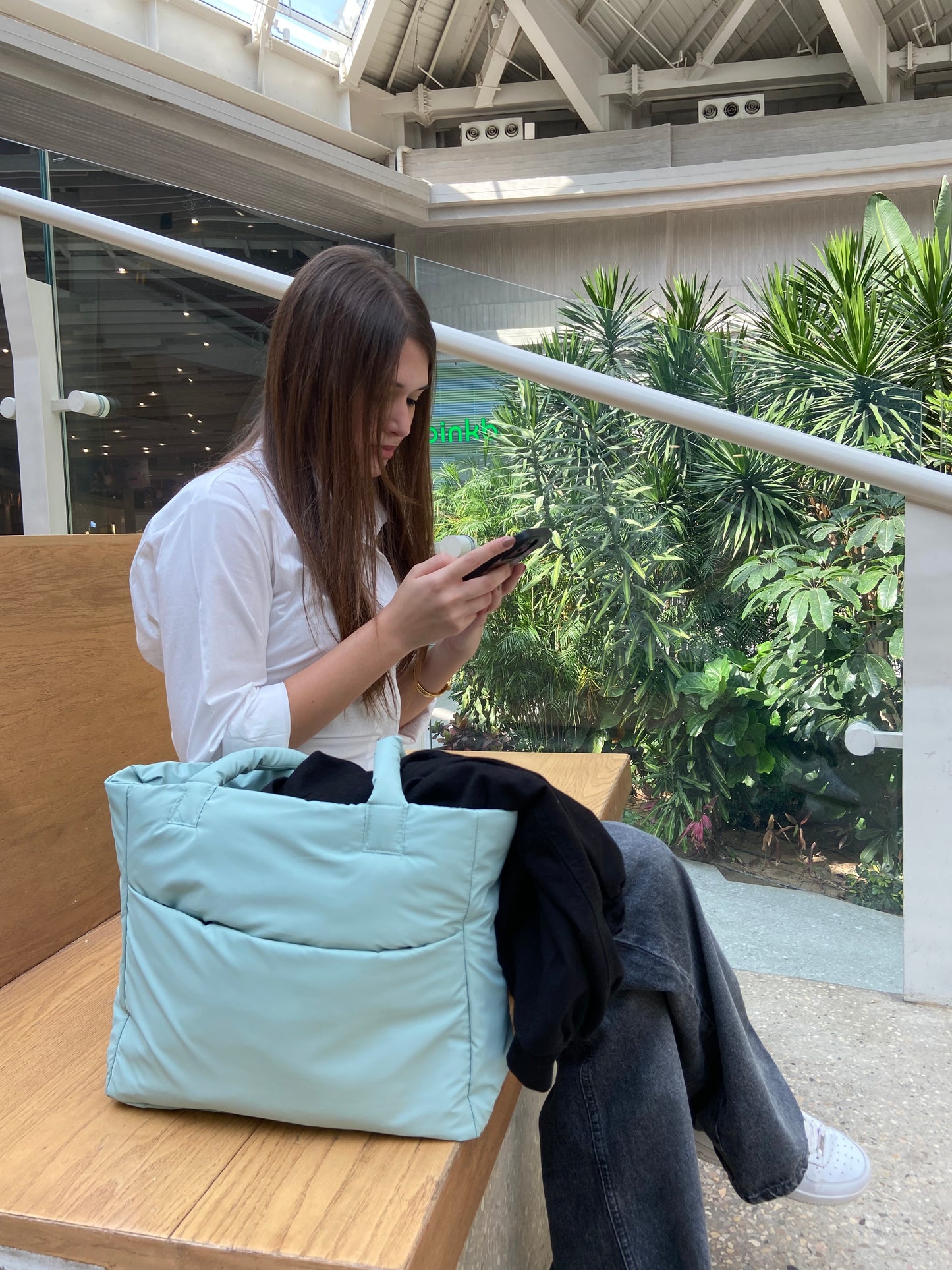 Medium Roza Bag - Light Green